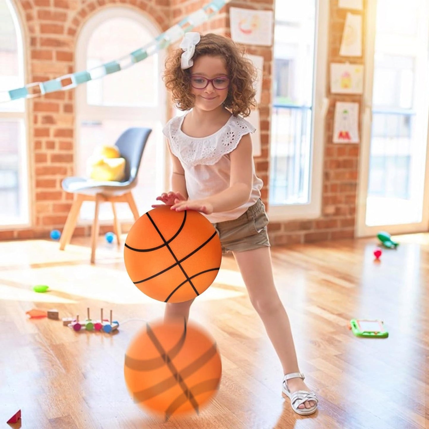 Silent Foam Basketball - Low Noise Indoor Training Ball