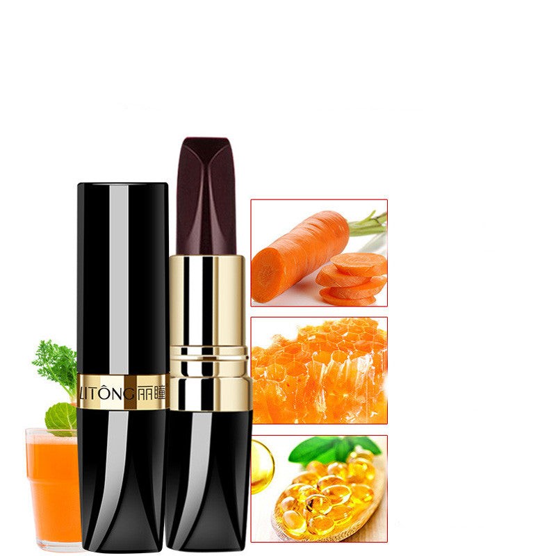 Waterproof Non-Fading Lipstick with Carotene & Vitamin E - Moisturizing Lip Color