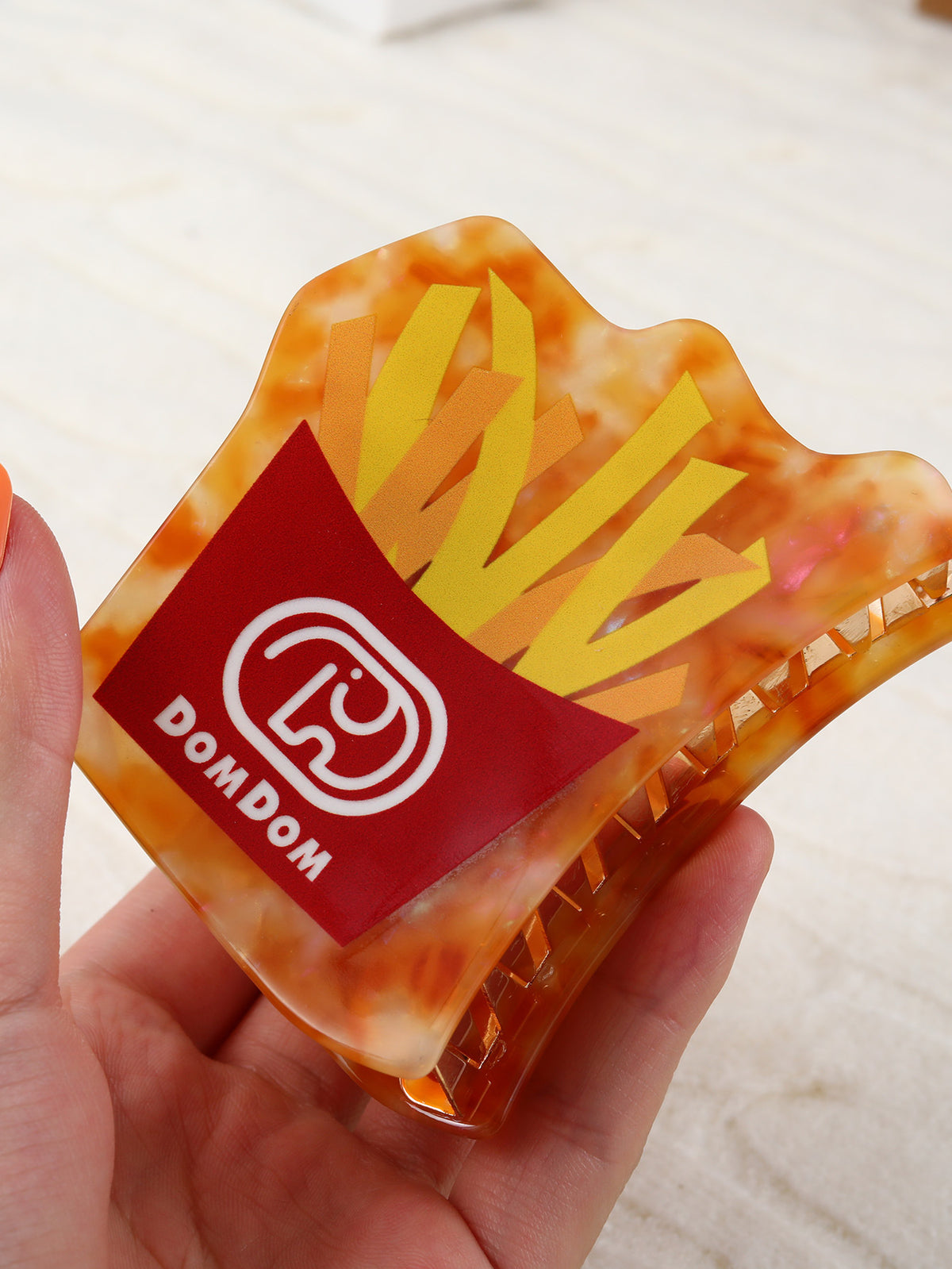 Hamburger Ice Cream Acetate Hairpin