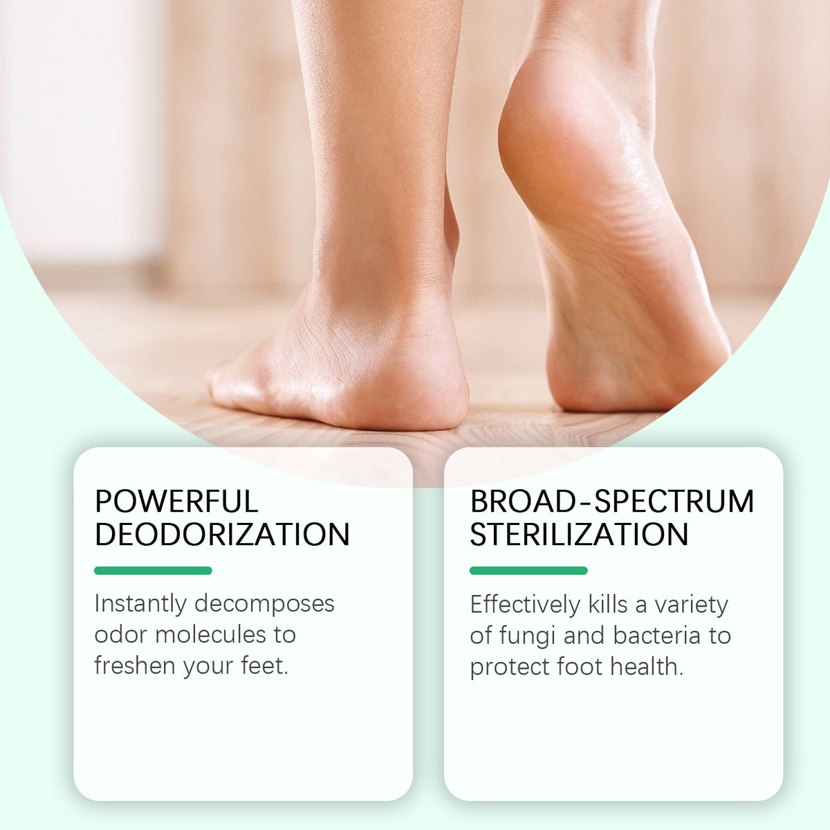 Foot Care Spray 100ml - Moisturizing & Deodorizing