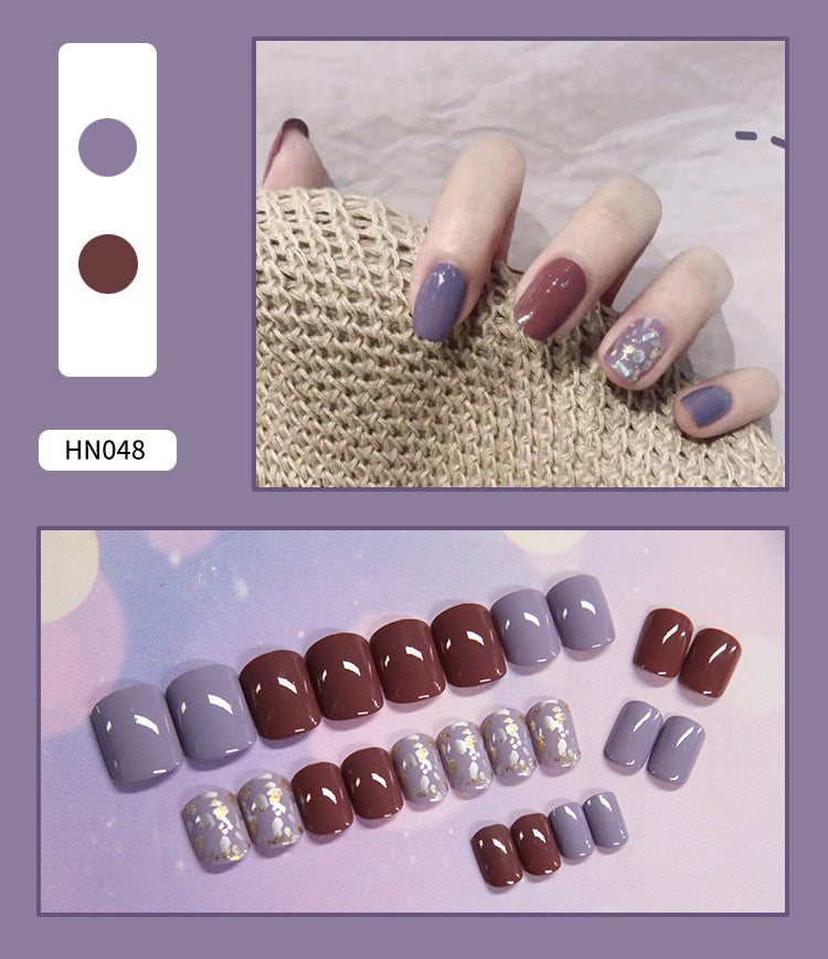 Fake Nail Art Patches - Wearable Nail Decorations for DIY Manicure