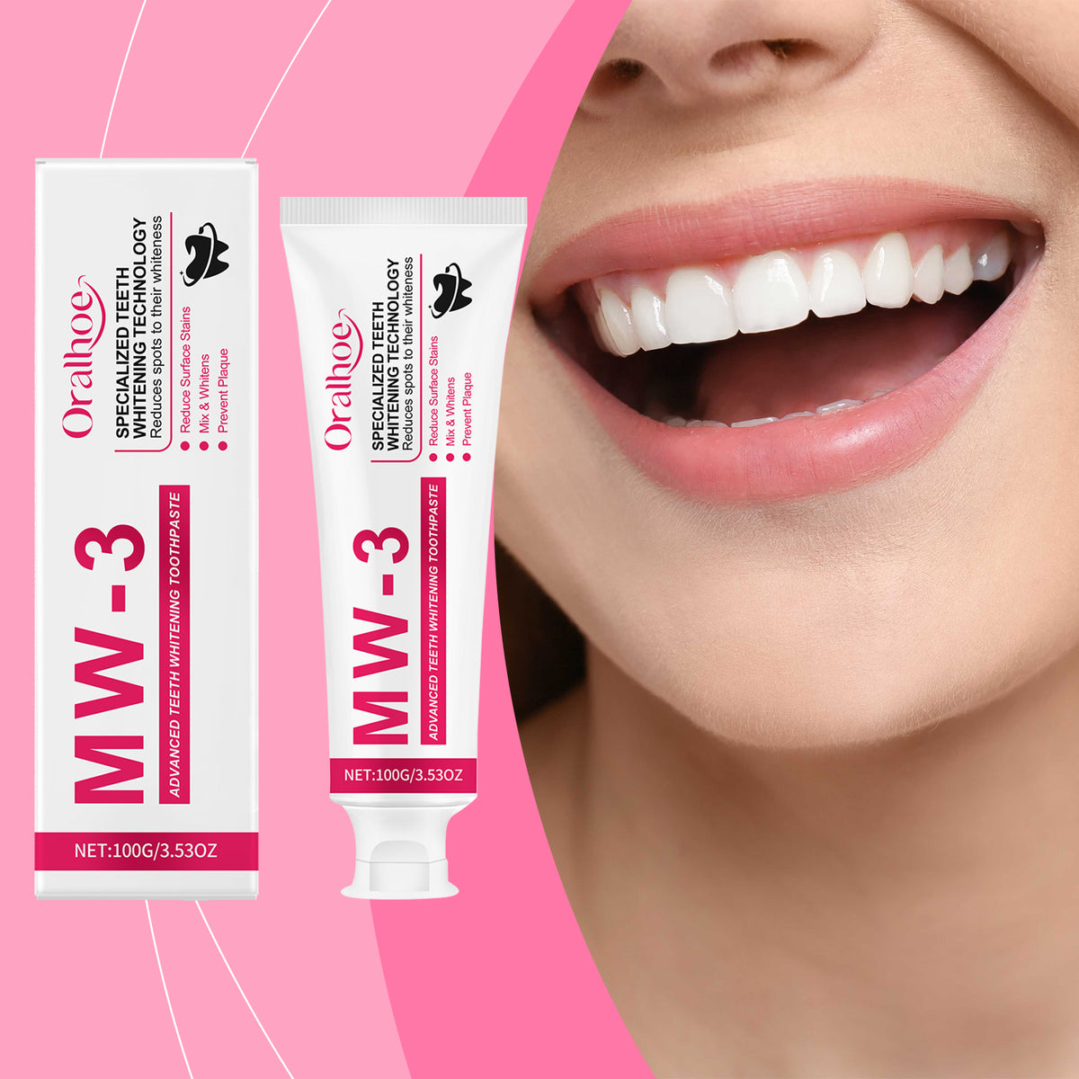 Whitening & Stain-Removing Toothpaste 100g