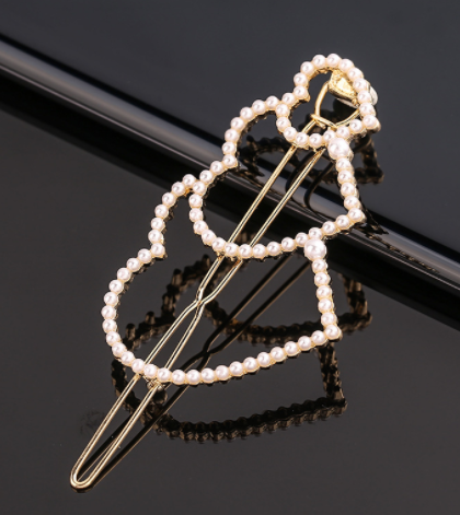 Women's Geometric Frog Buckle Hair Clip Crown Style Hairpin