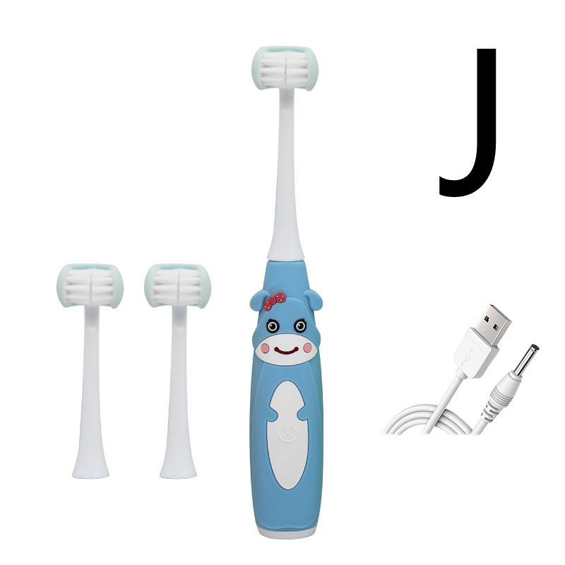 Portable Electric Travel U-Shaped Toothbrush for Adults & Kids