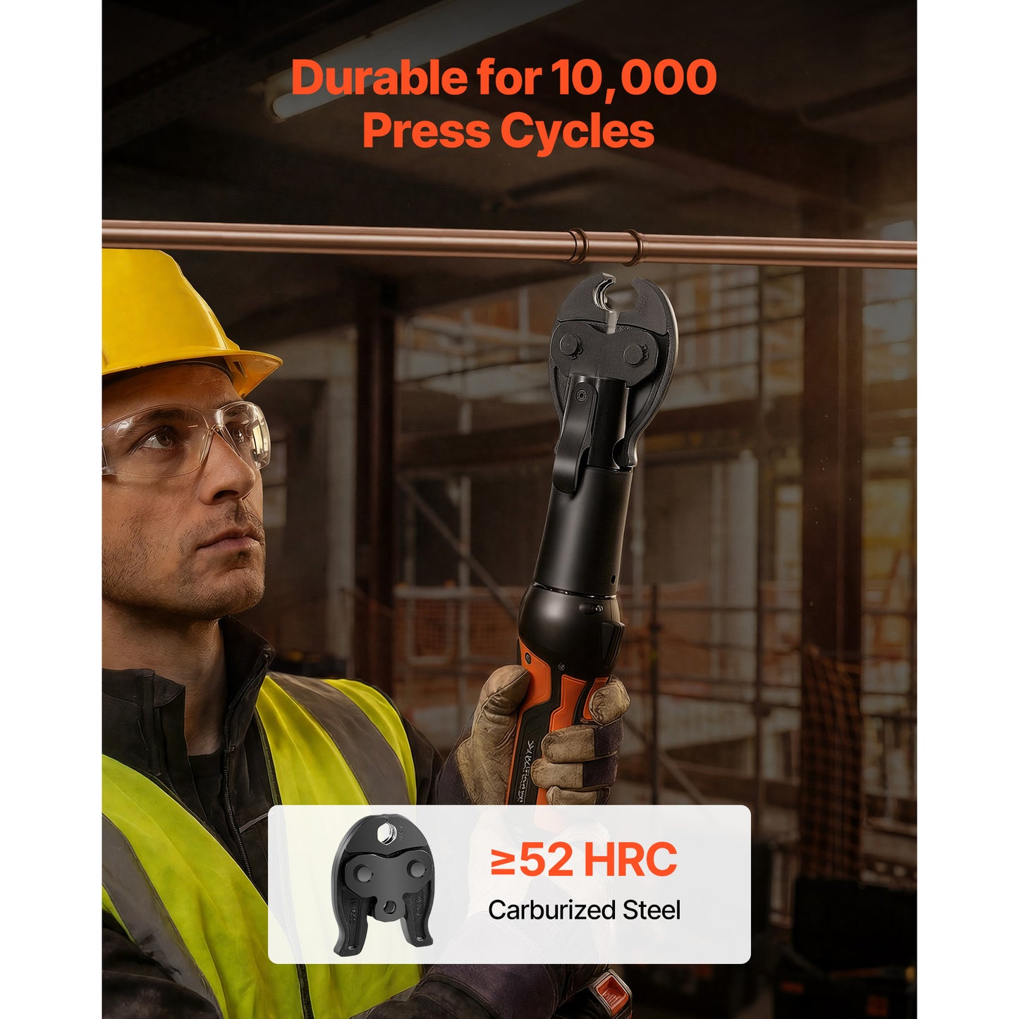 ProPress Jaws for Copper Pipe Connections - 3PCS Compatible with 24KN Press Tools