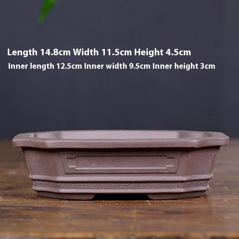 Breathable Ceramic Flower Pot for Home Garden Office Balcony - Multiple Colors