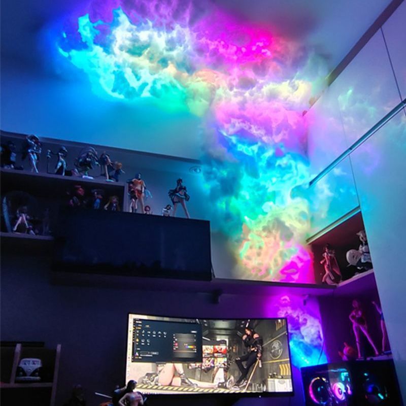 Remote-Controlled RGB Cloud Lamp LED Night Light Creative Home Decor