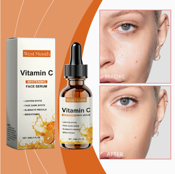 Vitamin C Facial Serum 30ml - Hydrating Brightening Skin Care for All Skin Types