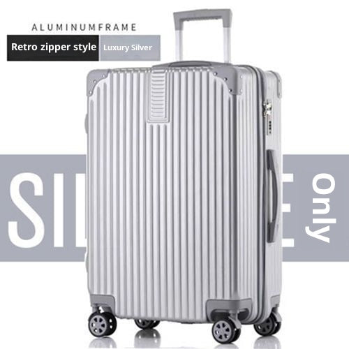 Lightweight Travel Trolley Suitcase with 360° Wheels and Carbon Fiber Construction