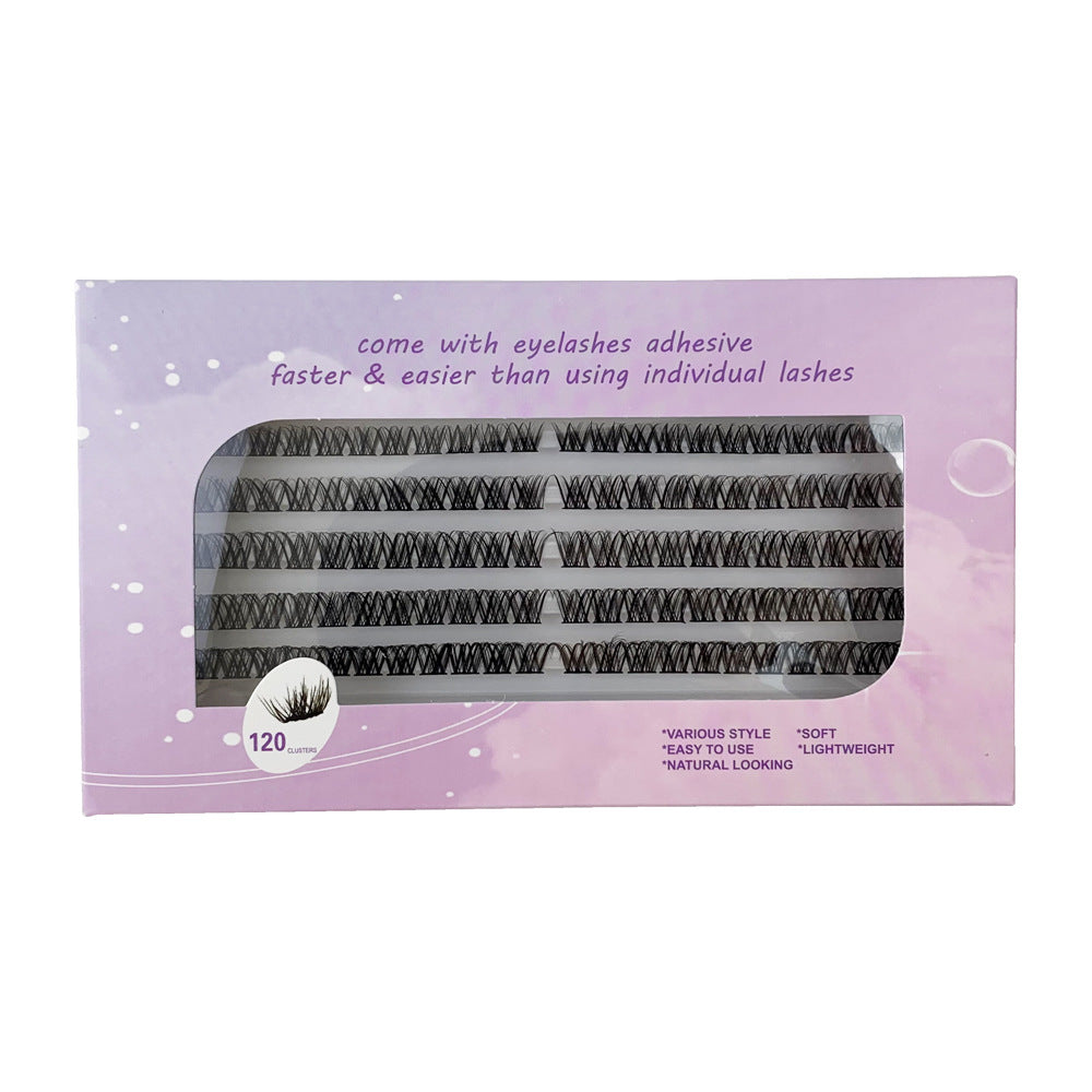 Self-Grafting Single Cluster False Eyelash Set - Multiple Variants for Makeup