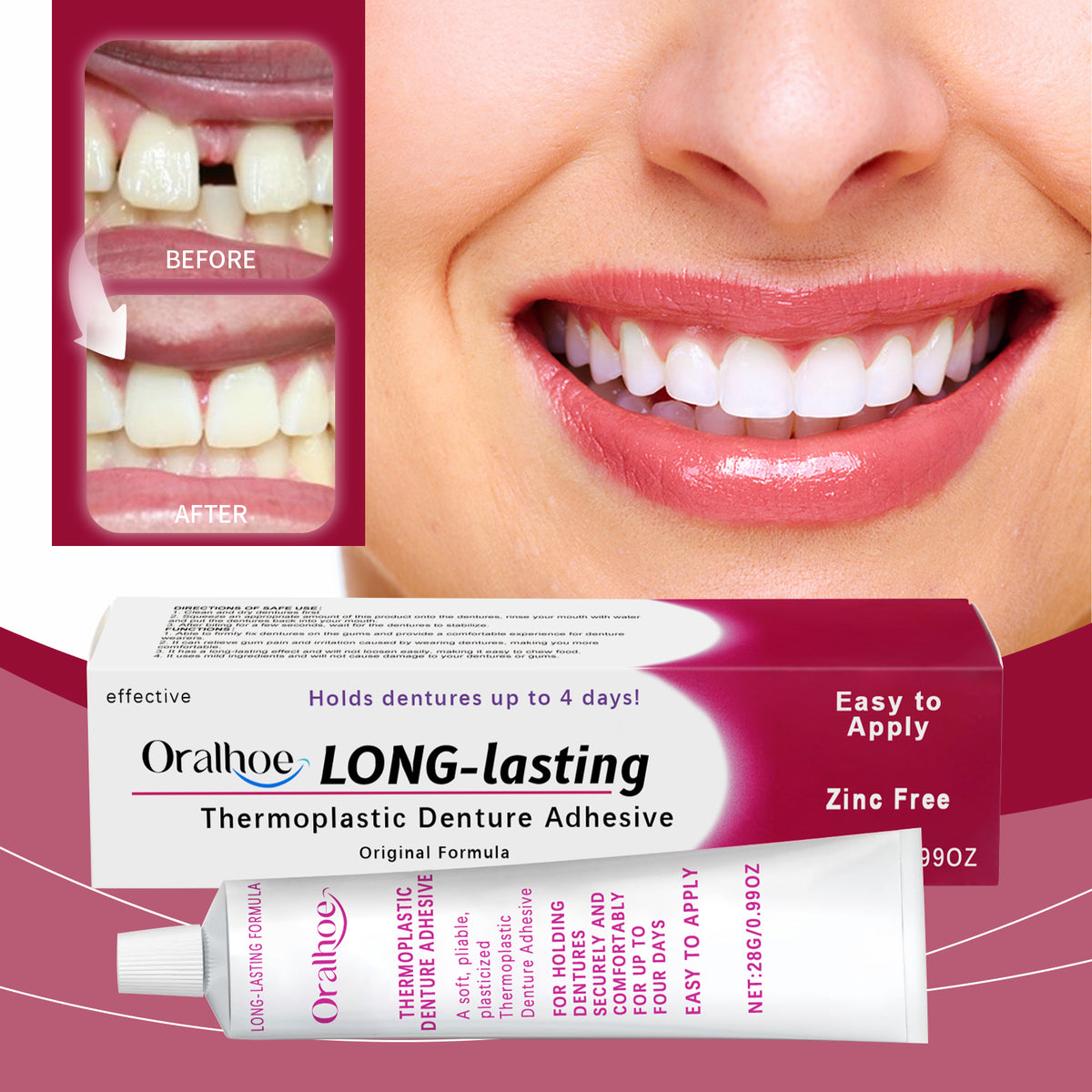 Denture Fixing Adhesive 28g