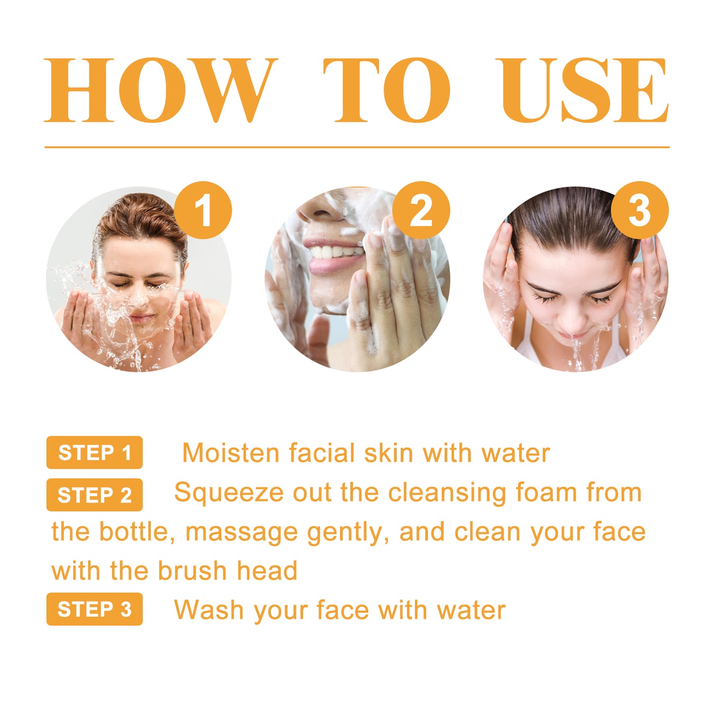 Turmeric Brightening Facial Cleanser with Silicone Brush Head - 100ml