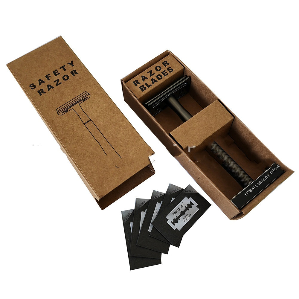 Manual Double-Sided Blade Shaver with Swedish Steel