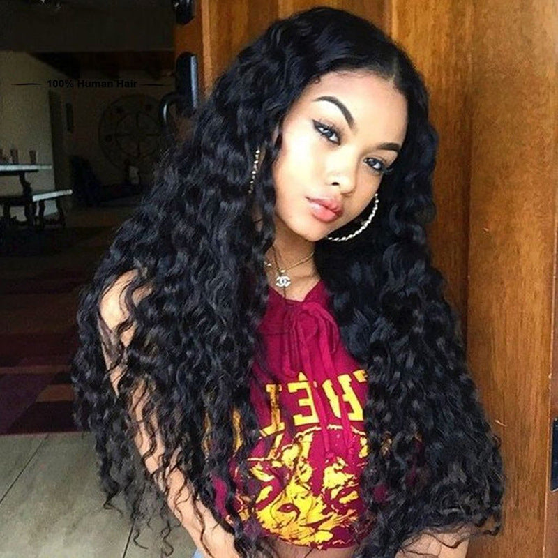 Women's Curly Synthetic Wig with Multiple Color Options - African Fashion Style