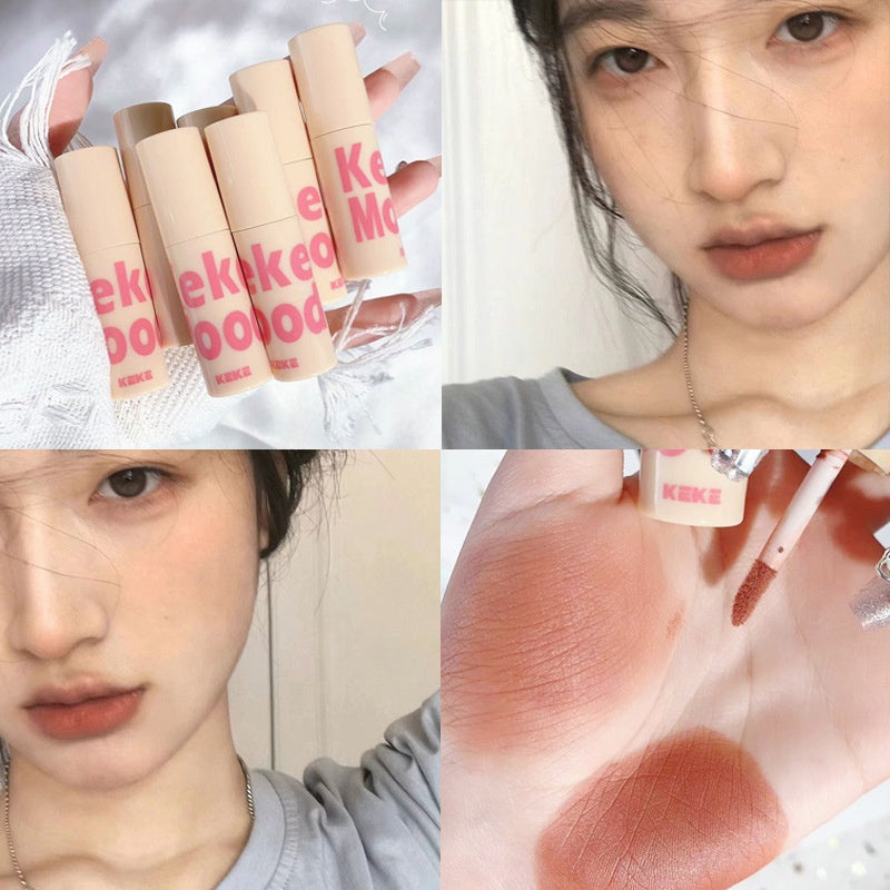Velvet Lip Gloss - Matte Finish, Long-lasting, Nonstick Lip Makeup