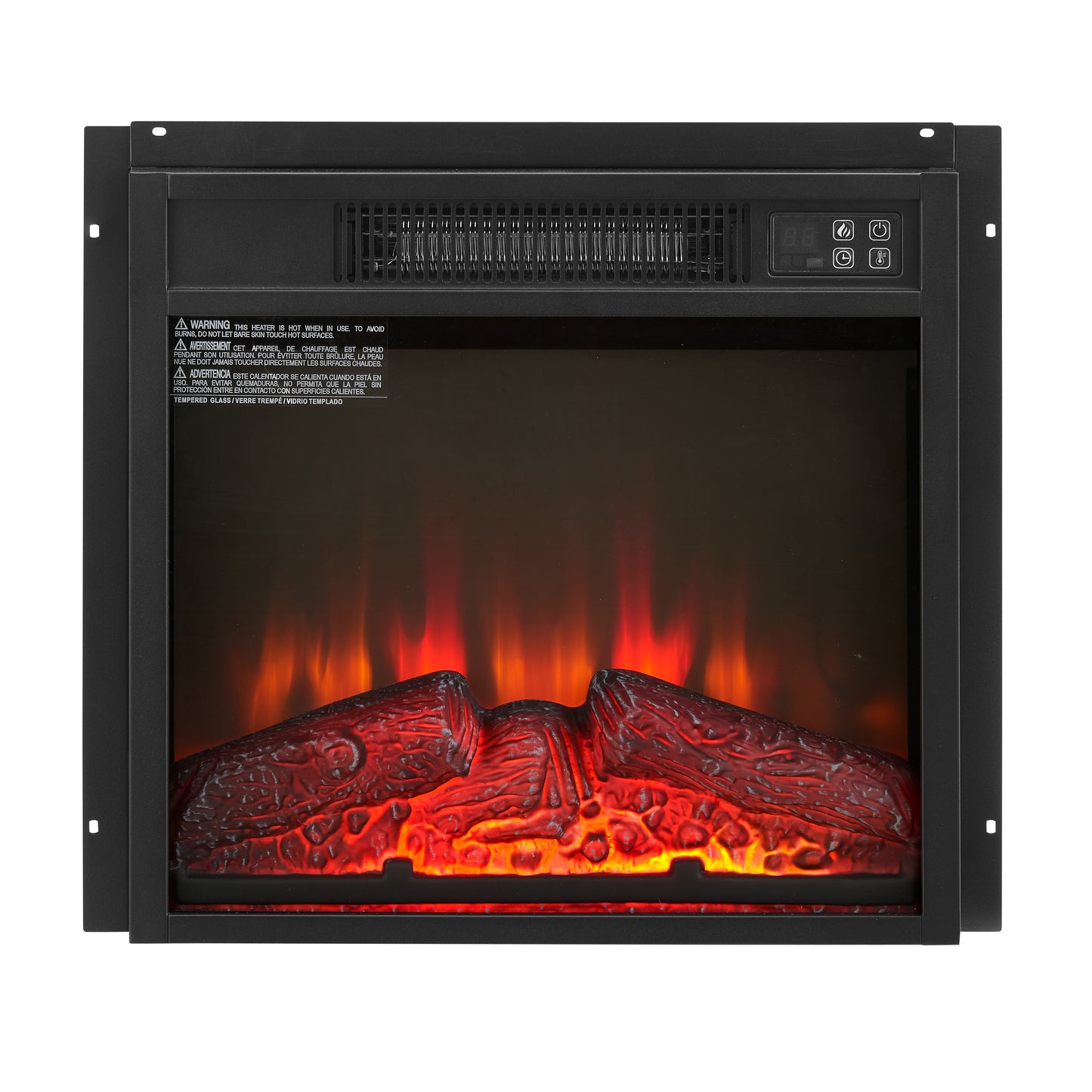 Electric Fireplace Insert 18 1400W 120V ,Equipped With Remote