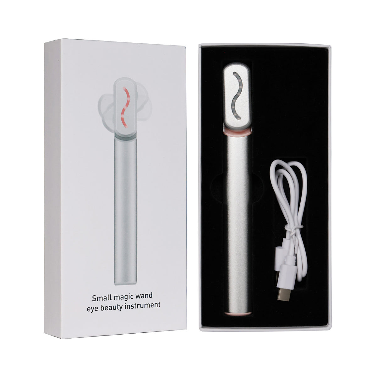 Rotatable Facial Eye Care Device with Red Light Rejuvenation - USB Powered