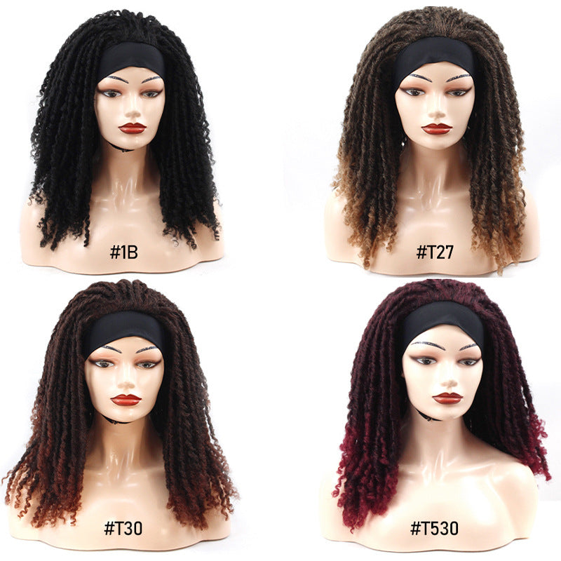 Curly Crochet Hair Wig - Long Ribbon Style