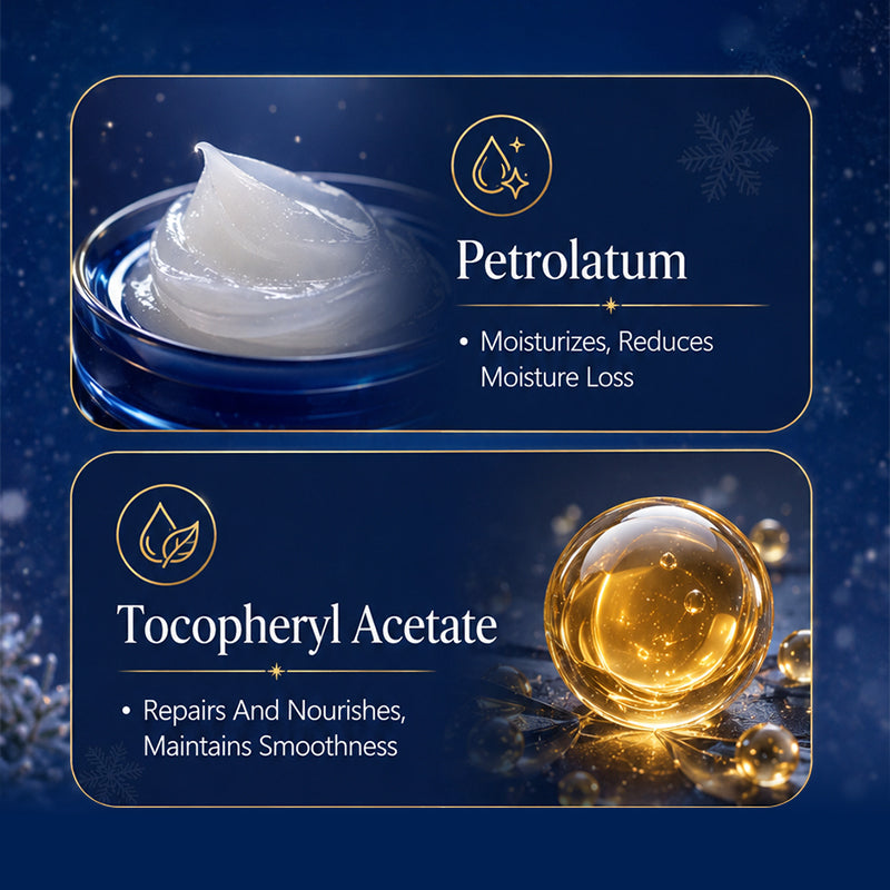 Santa Velvet Lip Balm Gift Set - 5g Holiday Lip Care