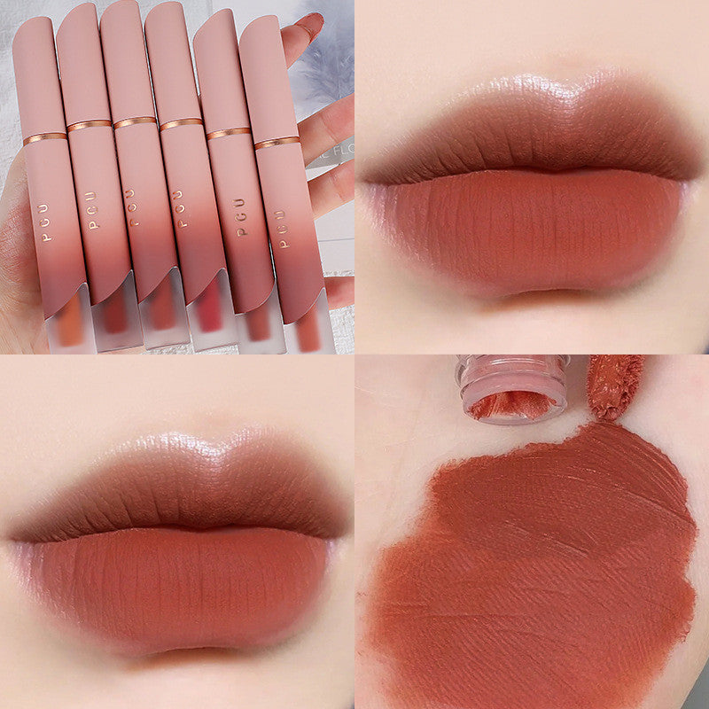 Matte Lip and Cheek Blush Set Non-Stick Velvet Finish Multiple Colors