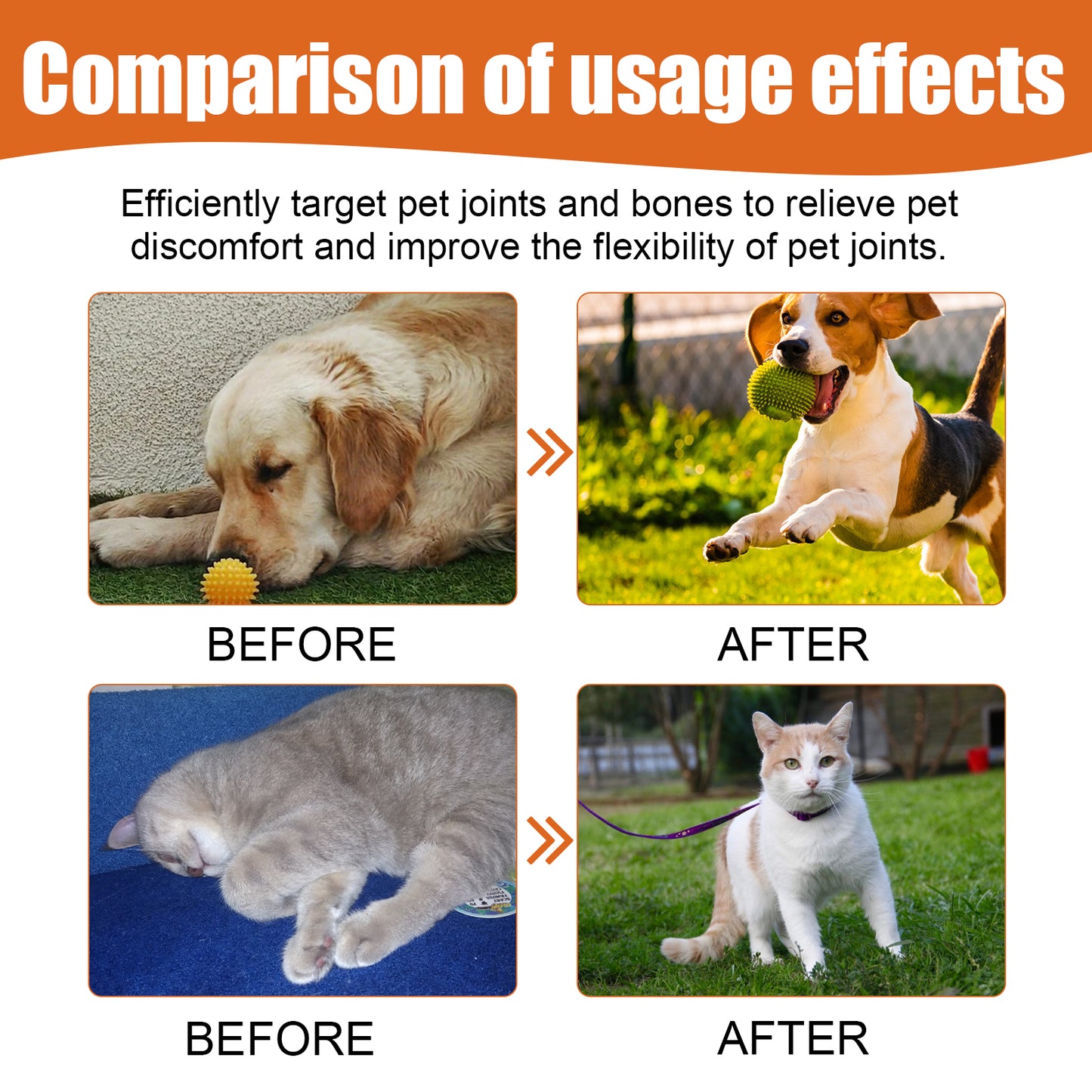 Pet Joint Support Oil for Dogs & Cats - 30ml Relief & Mobility Supplement