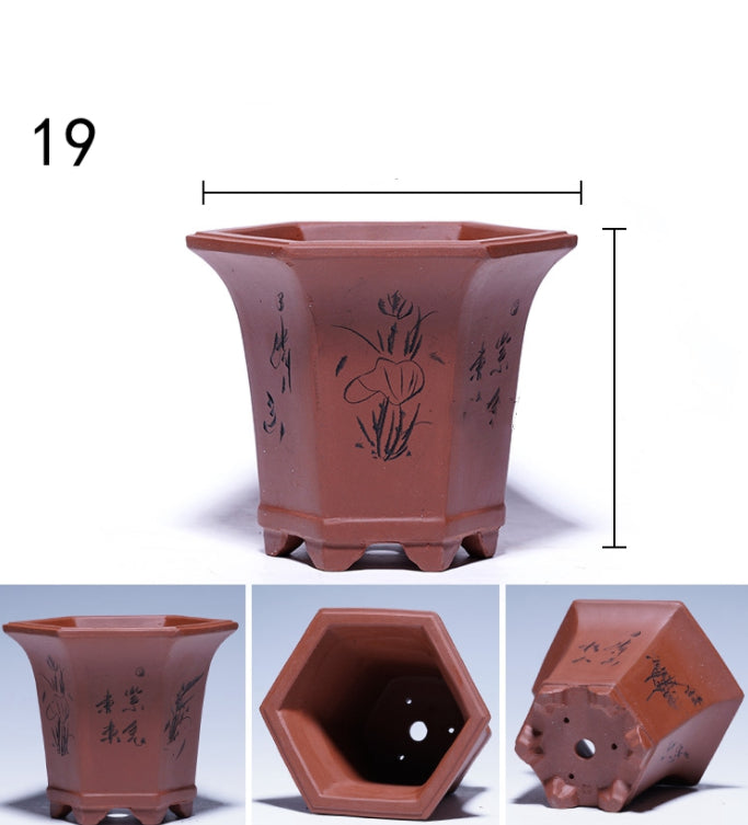 Purple Sand Flowerpot Tray for Yixing Pots - Garden & Home Storage