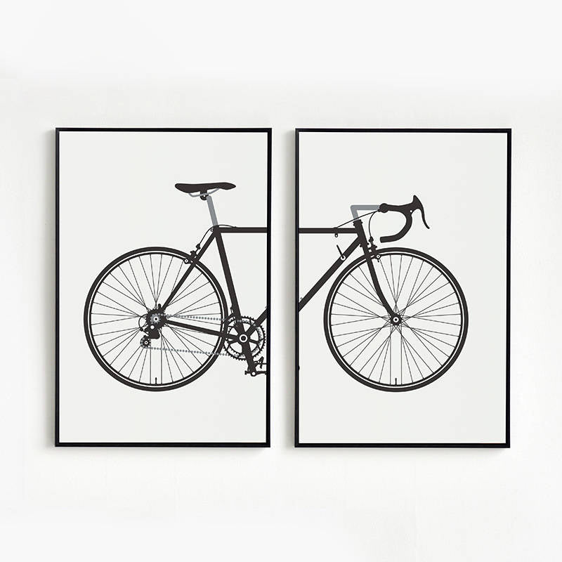 Canvas Core Spray Painting Hanging Wall Art Without Frame - Multiple Sizes