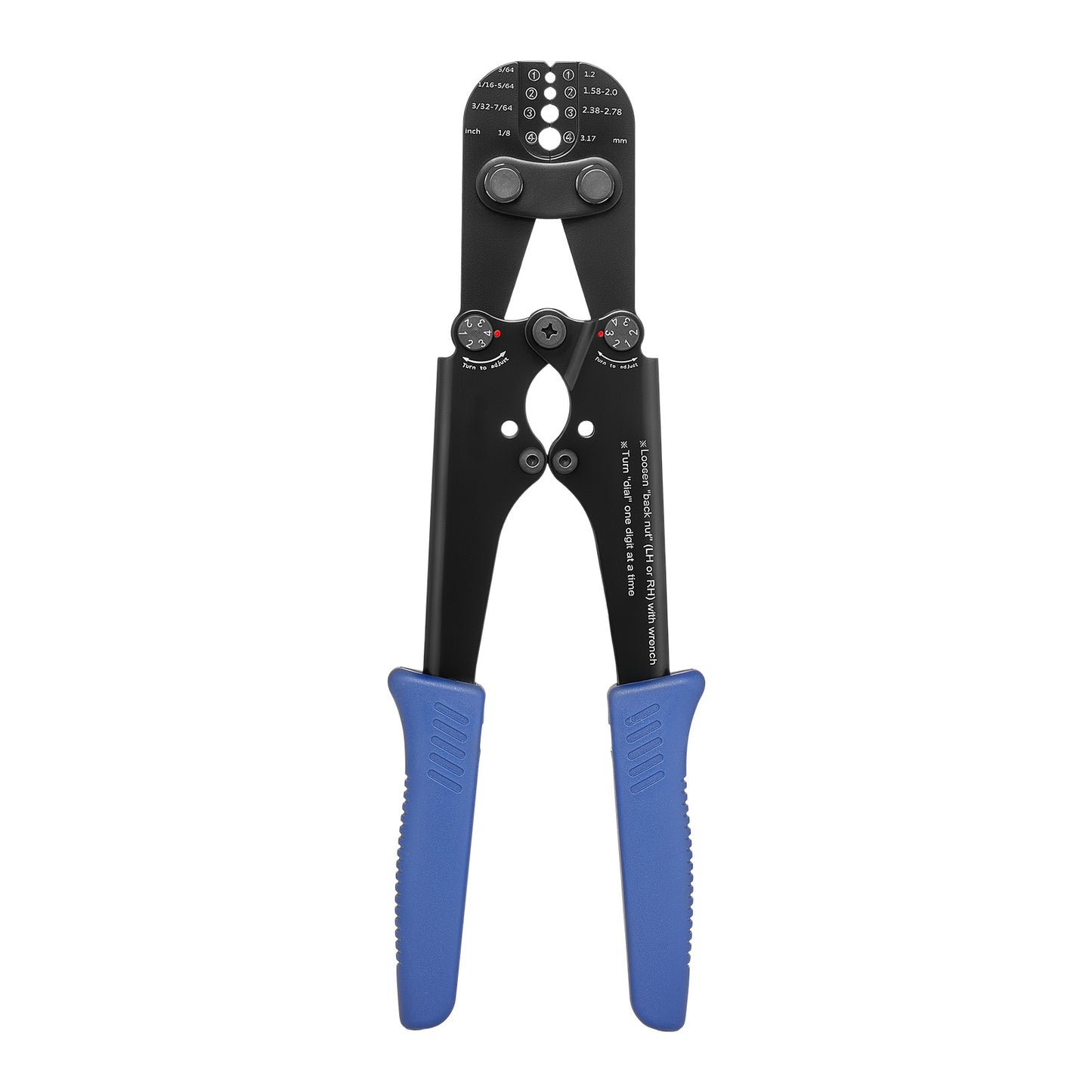 Crimping Tool for Steel Wire Rope and Copper Sleeves - Adjustable Force