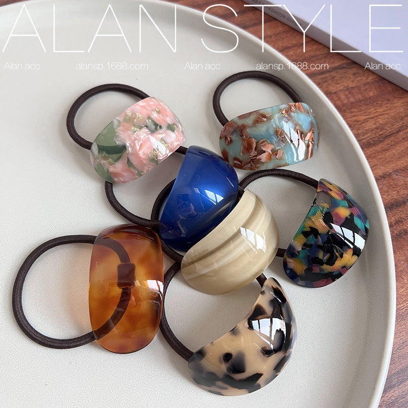 Oval Acetate Hair Band for Fashion & Styling - Multiple Colors