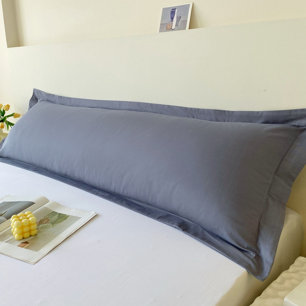 Double Cotton Pillowcase Cover Set - Modern Minimalist Home Decor