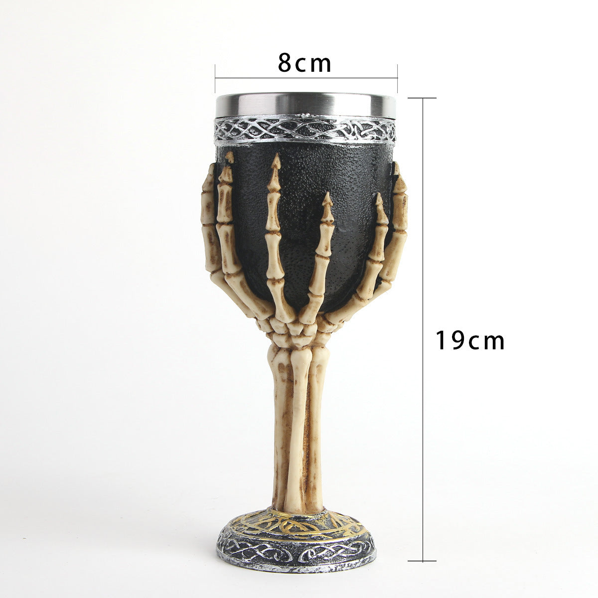 Skull Wine Glass - Resin Home Decor, Retro Style, 200ml
