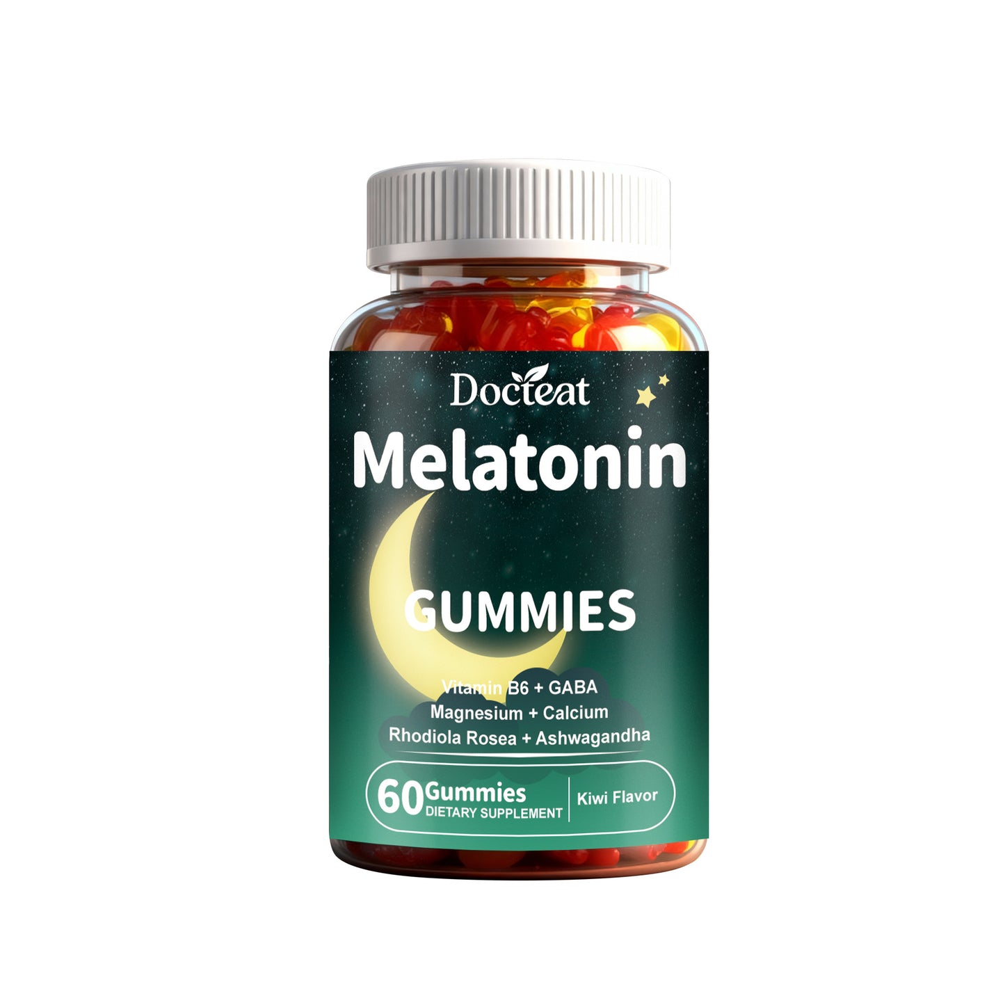 Melatonin Sleep Support Gummies with Magnesium & Valerian - 60 Gummies