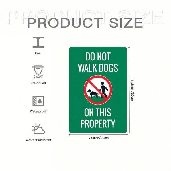 Metal Tin Wall Decoration Sign - 20x20 cm