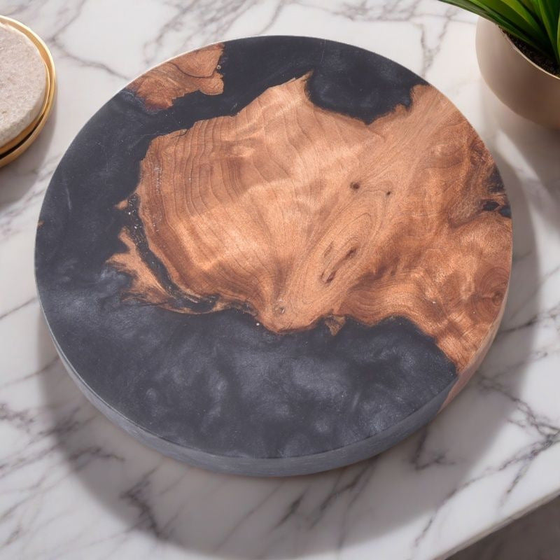 Heat Insulation Resin Coasters Set for Home & Kitchen - Round & Square Styles