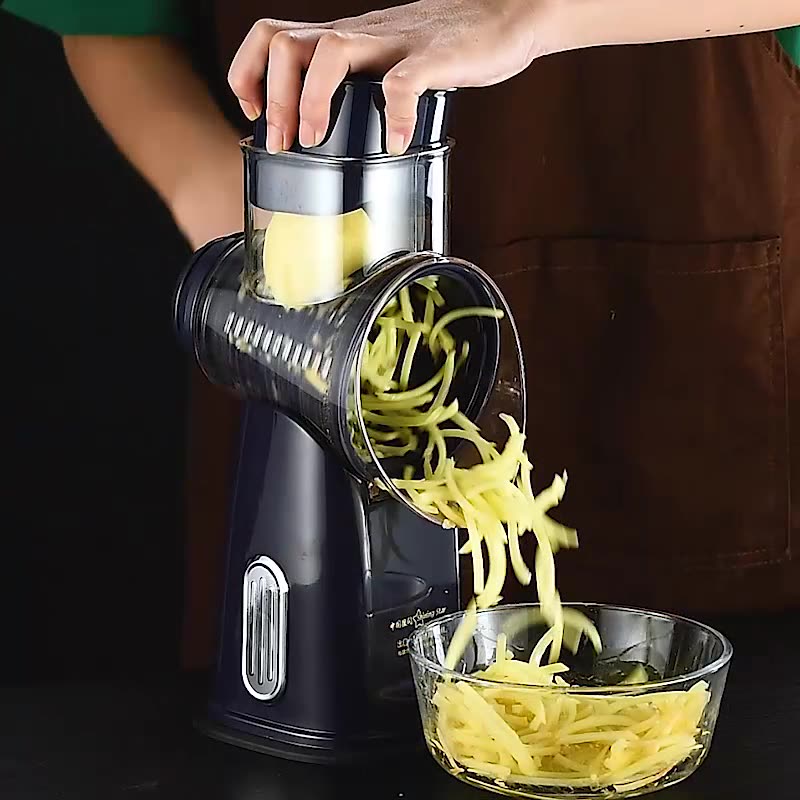 Multi-Function Vegetable Chopper Hand Roller Grater Slicer Kitchen Tool