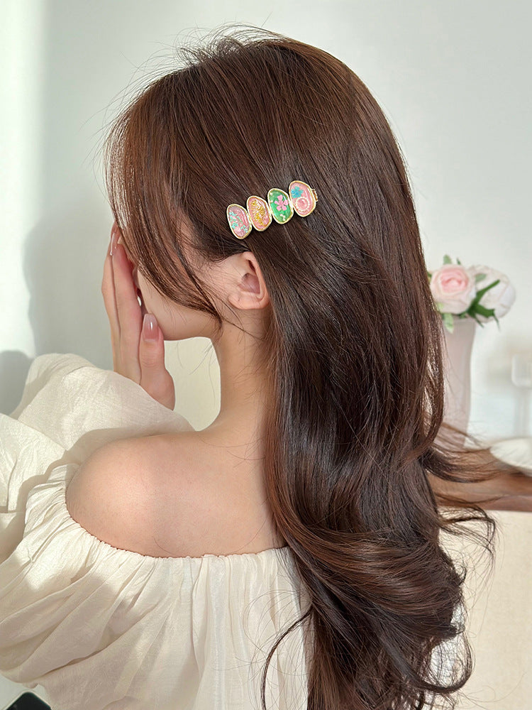 Women’s Side Bangs Hair Clip - Fairy Style, Colorful Hair Accessory