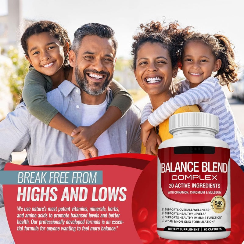 Blood Glucose Supplement Capsule - 1Pc Dietary Support for Adults