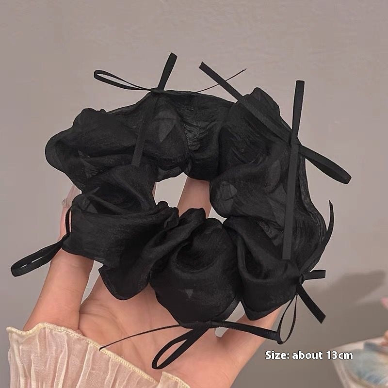 Summer Sweet Lace Scrunchie Hair Tie - Elegant Floral Hair Accessory