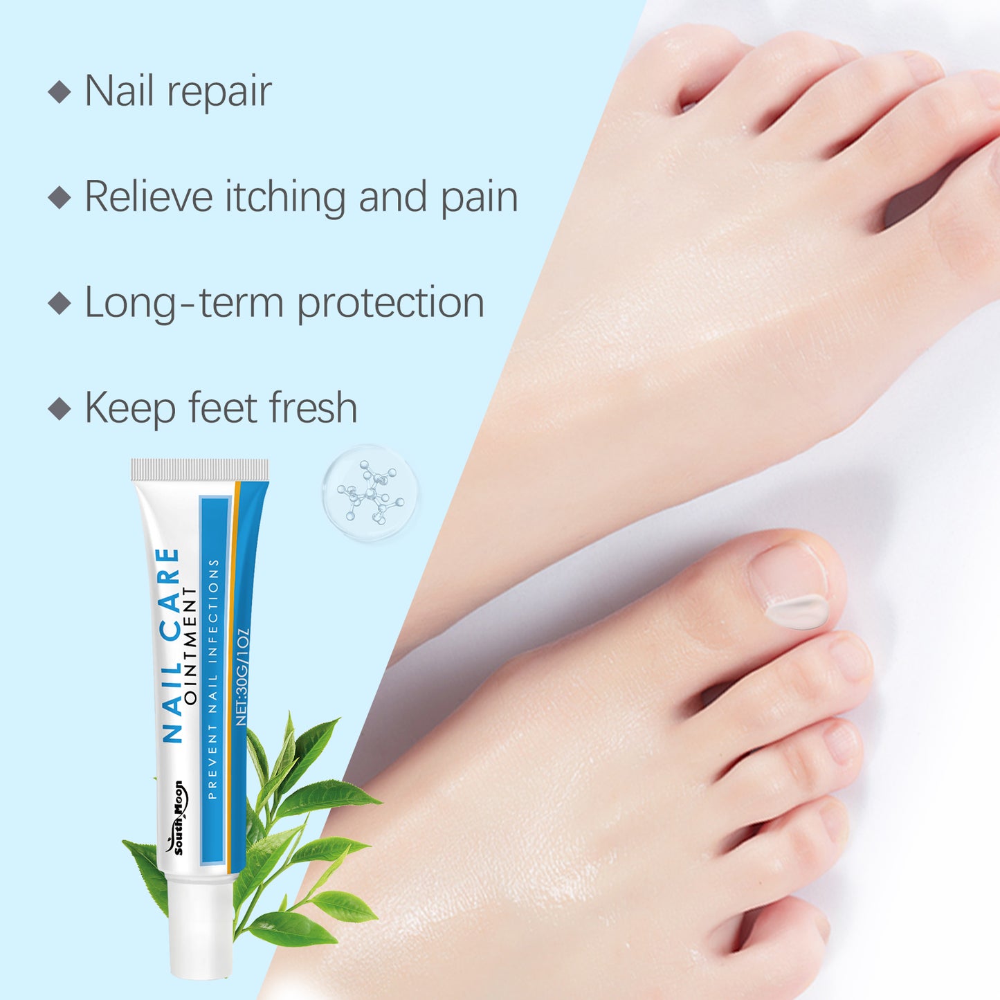 Nail Repair Care Cream - Moisturizing Tea Tree & Glycerin Treatment