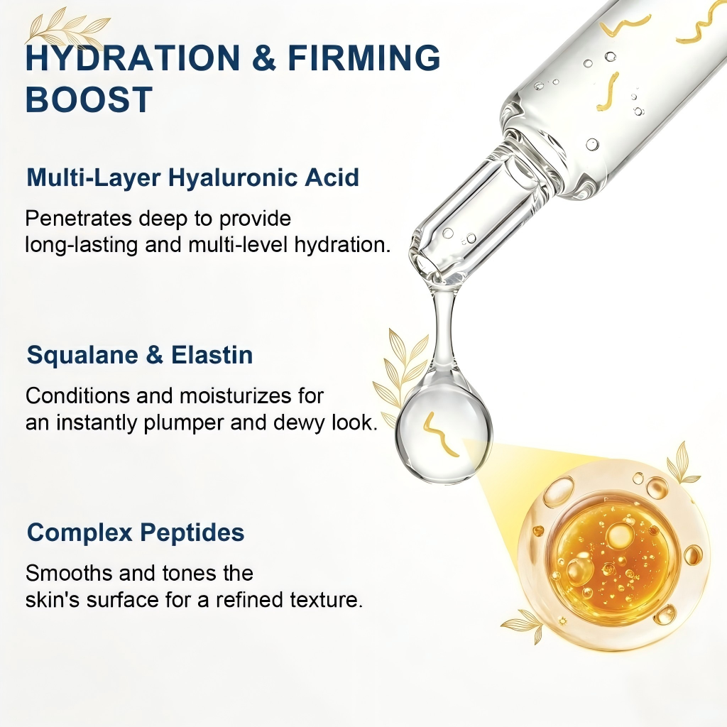 Deep Collagen Peptide Intensive Ampoule Serum - 40ml Hydrating Face Treatment