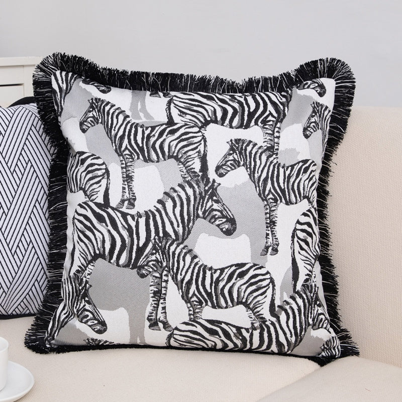 45x45cm Geometric & Floral Pillow Cover for Sofa Living Room Decor