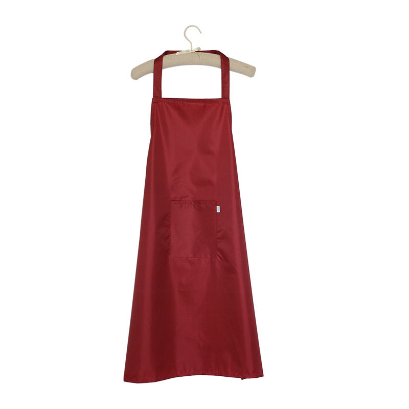 Waterproof Chef Overalls with Oil-Proof Solid Color Waterproof Material for Kitchen Cooking