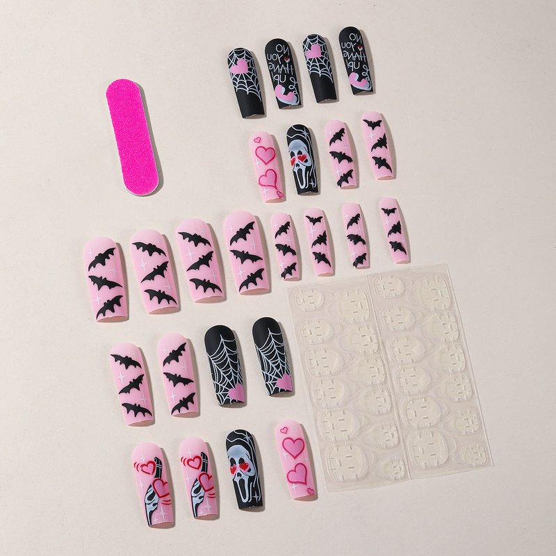 Halloween Long Press-On Nail Set - A1 03 12