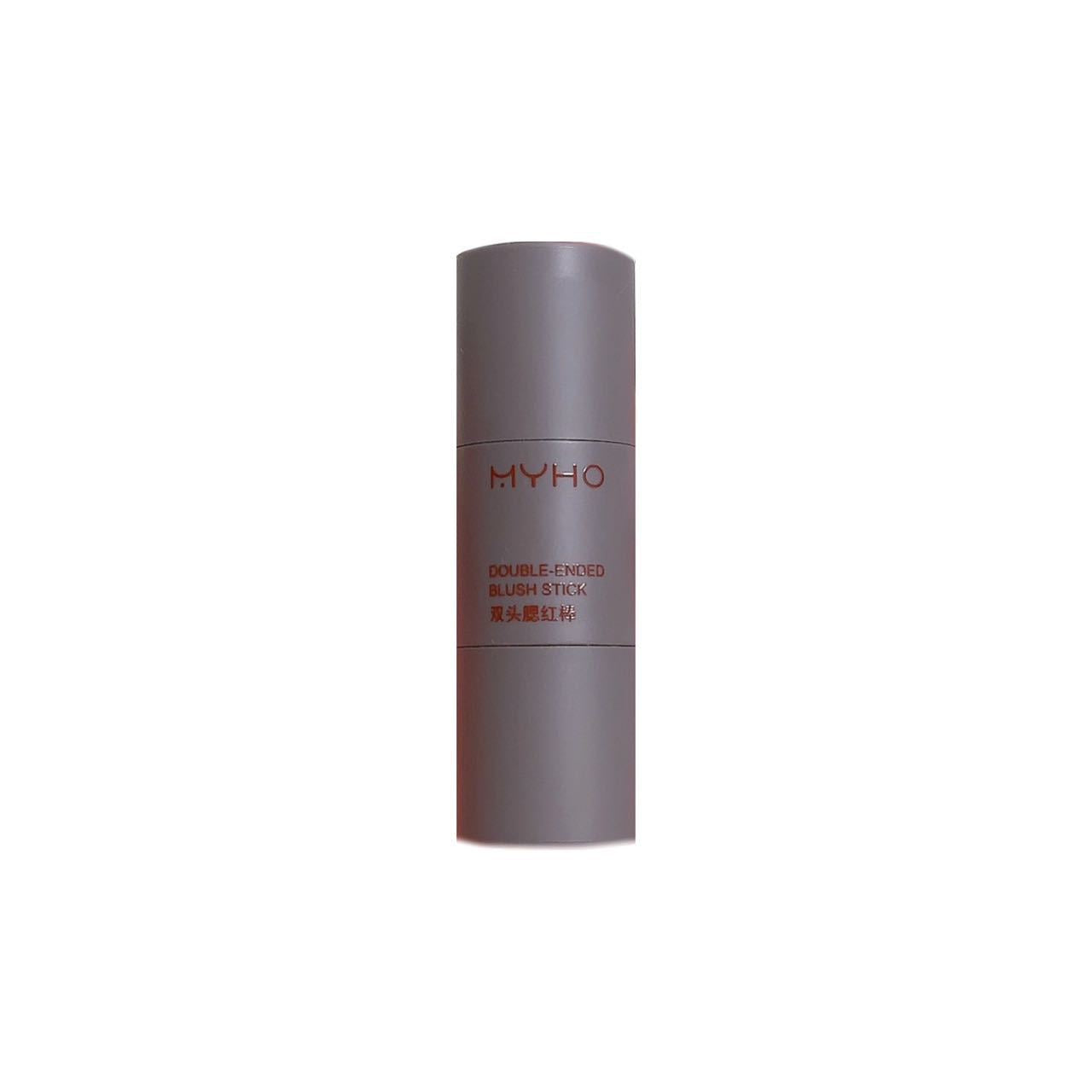 Matte Natural Nude Makeup Puff Dual-Head Blush Stick for All Skin Types