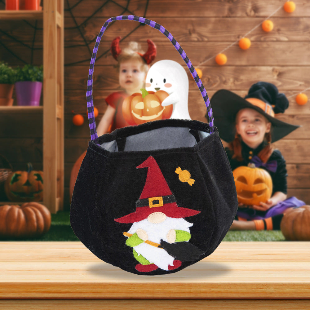 Halloween Cartoon Forest Man Candy Bag Set for Festive Parties