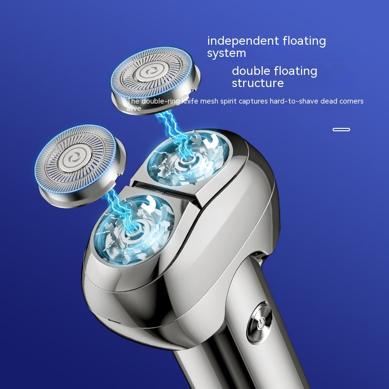 Rechargeable Electric Shaver for Men - Portable Brushless Razor