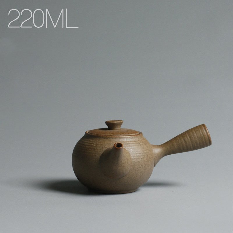 Ceramic Tea Kettle Set with Water Boiling Function - Original Pottery Style