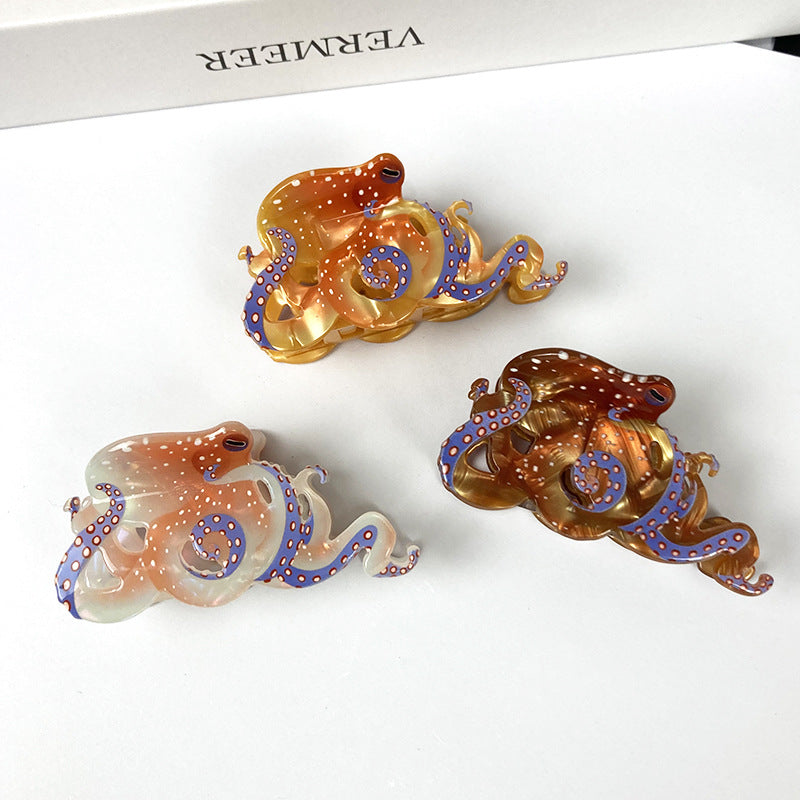 Octopus Hair Clip for Elegant Updo