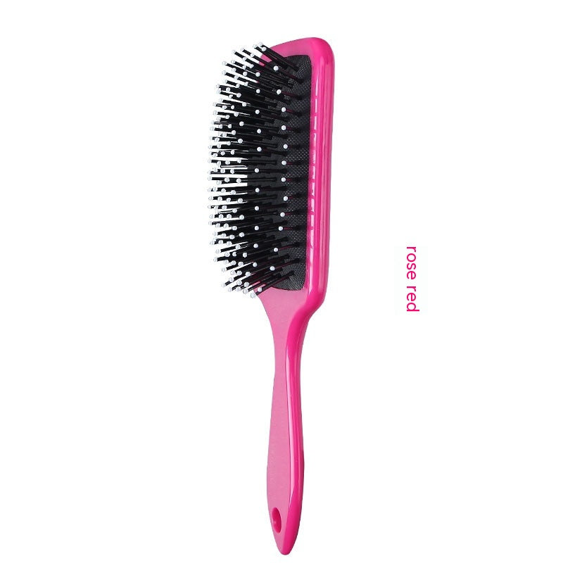 Solid Color Airbag Massage Anti-Knot Hair Comb - Hair Care Tool with Gentle Massage