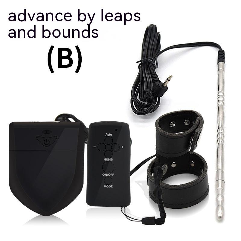 Men's Electric Shock Penis Ring Urethral Plug with Remote Control - Adult Wellness